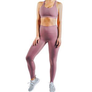 Pink 2 Piece High Waisted Activewear Set